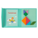 Magnetic puzzle book 3D tangram plokid