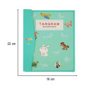 Magnetic puzzle book 3D tangram plokid