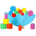 Montessori puidust kuu tasakaalustamise arcade mäng