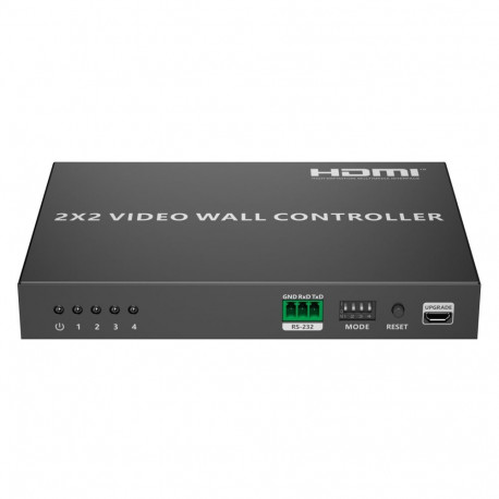 PremiumCord HDMI 1 input - 4 monitors, 4K@60hz Video Wall controller, 8 display modes