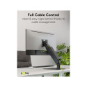 Freestanding single monitor mount 17 - 32 inches (43 - 81 cm), max. 8 kg, fully flexible desk stand