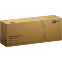 Freestanding single monitor mount 17 - 32 inches (43 - 81 cm), max. 8 kg, fully flexible desk stand