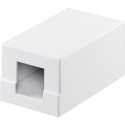 Keystone empty box for 1x Keystone with easy snap-on assembly