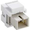 Keystone Module for connecting two SC-Simplex optical cables, width 17 mm