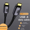 PremiumCord USB4™ Gen 3x2 40Gbps 8K@60Hz 240W Thunderbolt 3 cable 1.2m