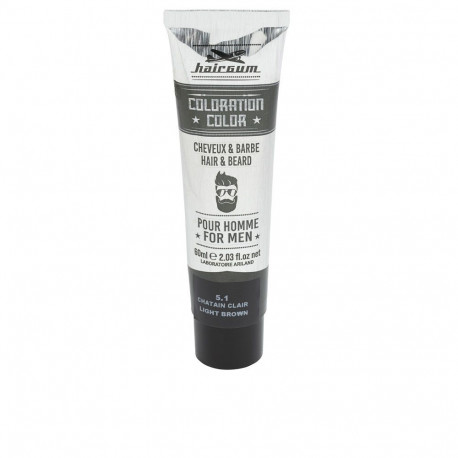 HAIRGUM COLORATION tinte para barba y cabello #5.1-Castaño Claro 60 gr