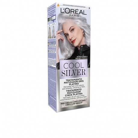 L'ORÉAL PARIS COOL SILVER tratamiento matizador gris platino #Blanco Perla 1 u