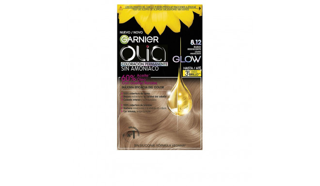GARNIER OLIA coloración permanente sin amoniaco #8.12-rubio iridiscente 1 u