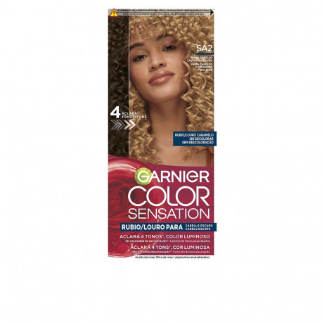 Garnier juuksevärv Color Sensation sädelev blond ilma pleegitamiseta tumedatele juustele 5u, karamel