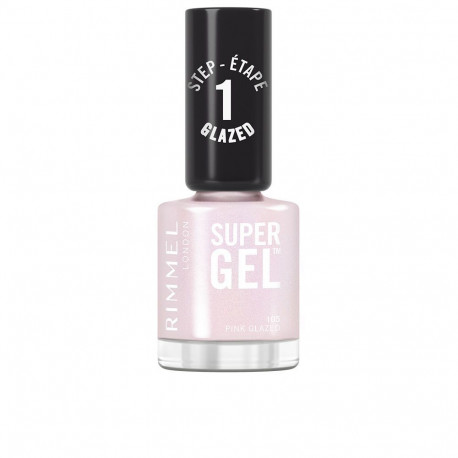 RIMMEL LONDON küünelakk super gel #105 12ml, roosa glasuur