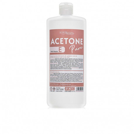 SESIOM WORLD ACETONE PURE quitaesmalte uñas acrílicas 1000 ml