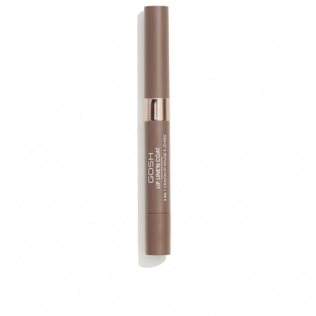 GOSH kaks-ühes huulepulk LIP LINE'N COAT #005 2ml, Brown Sugar