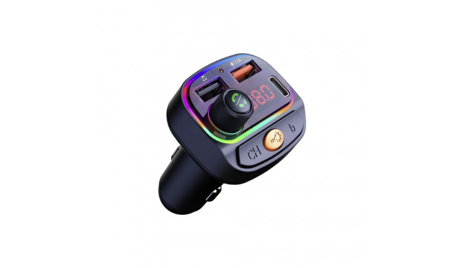 Swissten RGB Bluetooth FM Transmitter 2x USB / USB-C