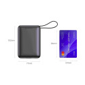 Swissten Power Bank 20000 mAh with Built-In Cables USB-C and Lightning