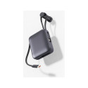 Swissten Power Bank 10000 mAh with Built-In Cables USB-C and Lightning