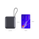 Swissten Power Bank 10000 mAh with Built-In Cables USB-C and Lightning