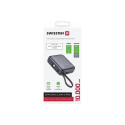 Swissten Power Bank 10000 mAh with Built-In Cables USB-C and Lightning