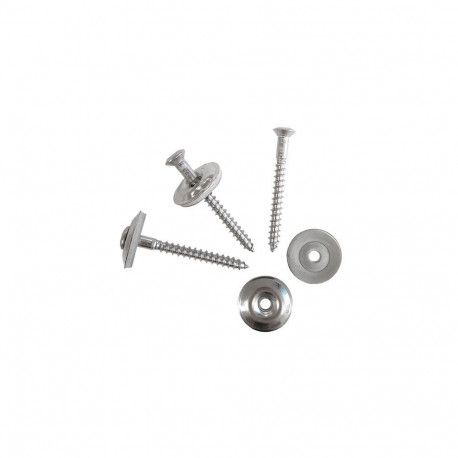 Polükarbonaadi kruvid seibiga RV 4,5 x 45mm, 100tk