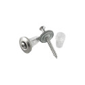 Polükarbonaadi kruvid seibiga RV 4,5 x 45mm, koos alustugedega 20tk