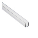 Protective edge U-profile for polycarbonate 4mm, 8pcs.