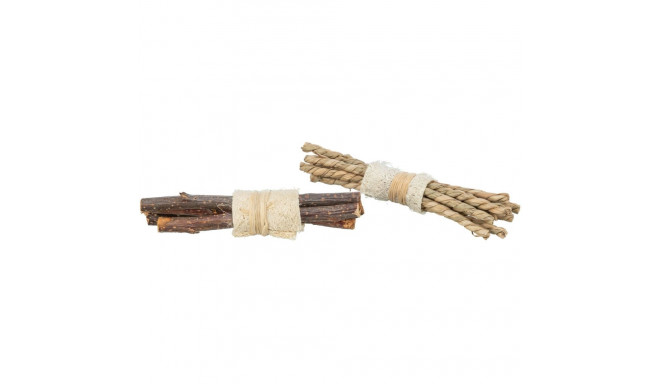 Näriliste mänguasi Luffa pulgad 2tk, 10 x 3 cm