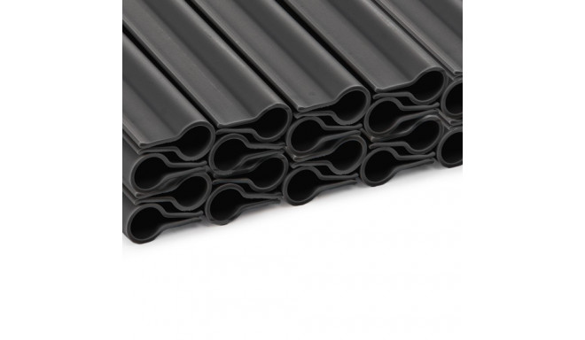 Klambrid võrkaia sirmiribadele 200g/m2 19cm - hall