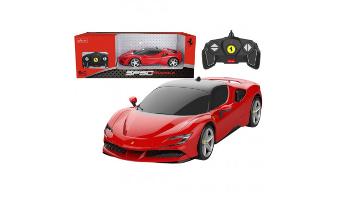 Rastar puldiauto Ferrari SF90 1:18, punane