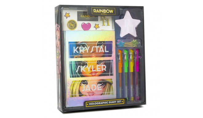 Rainbow High holograafiline päeviku komplekt