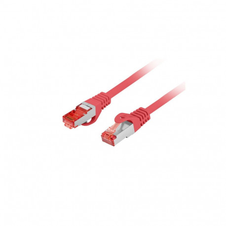 PATCHCORD CAT.6 S/FTP LSZH CU 1M RED FLUKE PASSED LANBERG