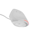 VERTICAL MOUSE NATEC CRAKE 2 PRO 12800DPI PROGRAMMABLE OPTICAL WHITE