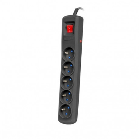 SURGE PROTECTOR ARMAC R5 3M 5X FRENCH OUTLETS 10A BLACK