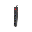 SURGE PROTECTOR ARMAC R5 3M 5X FRENCH OUTLETS 10A BLACK