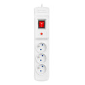 SURGE PROTECTOR ARMAC MULTI M3 3M 3X FRENCH OUTLETS GREY