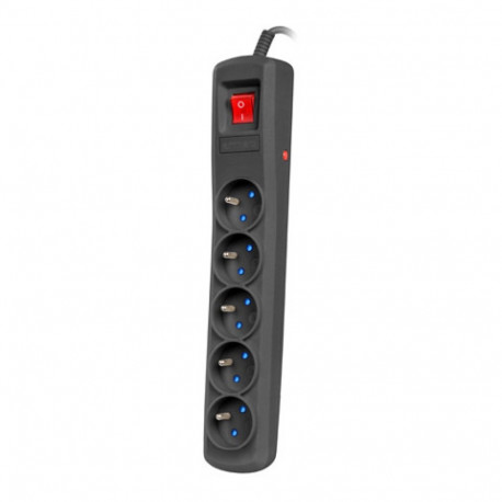 Armac liigpingekaitse ARC5 3M 5 Prantsuse pistikupesaga, must
