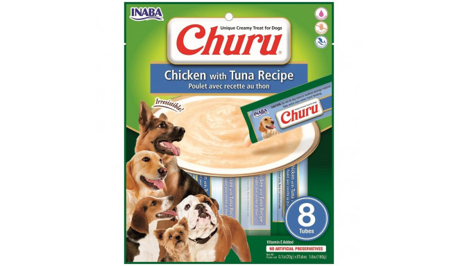 Churu koeramaius kana ja tuunikalaga 8x20g