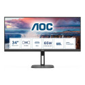 AOC U34V5C/BK 34inch VA WQHD display 3440x1440 21:9 4ms 300cd/m2