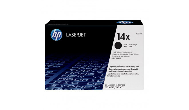 HP Toner 14X must LJ Enterprise 700 color MFP M712 Series