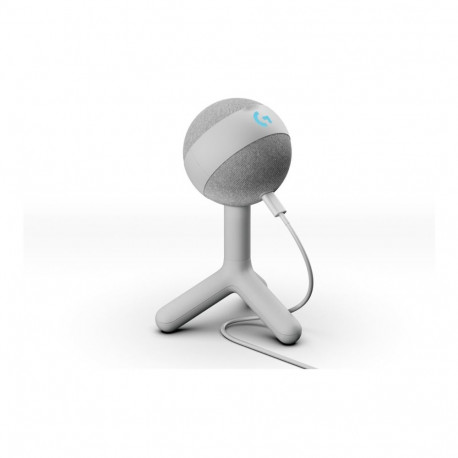 LOGITECH Yeti GX dünaamiline RGB mängurimikrofon LIGHTSYNC-iga - valge - EMEA28-935