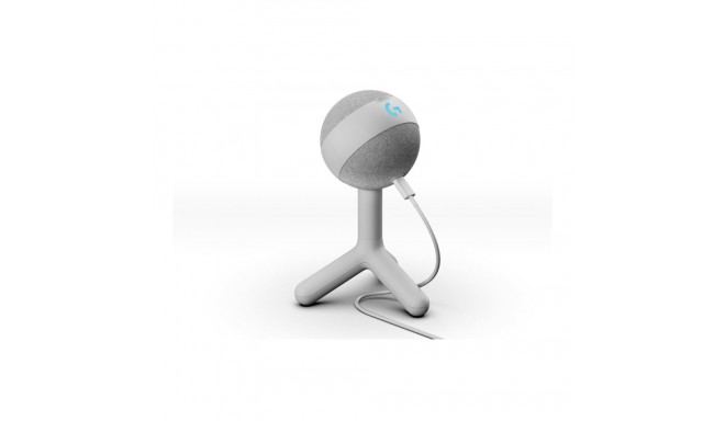 LOGITECH Yeti GX dünaamiline RGB mängurimikrofon LIGHTSYNC-iga - valge - EMEA28-935