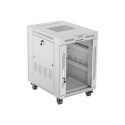 LANBERG vabalt seisev rack-kapp 19/15U 600x800 klaasuksega LCD lamedas pakendis hall V2