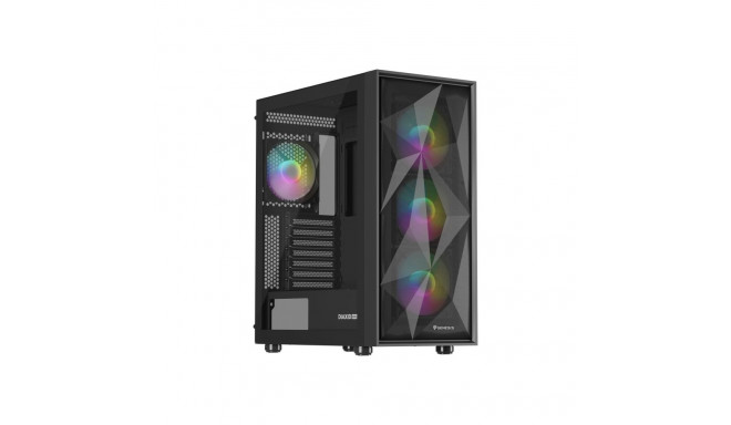 NATEC Genesis PC Case Diaxid 605 black ARGB