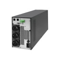 QOLTEC 52281 Katkematu Toiteallikas UPS / 2kVA / 2000W / Võimsustegur 1.0 / LCD / EPO / USB / Online