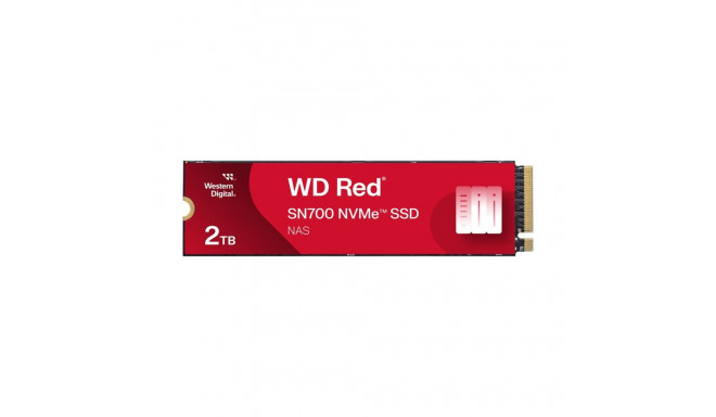 WD Red SSD SN700 NVMe 2TB M.2 2280 PCIe Gen3 8Gb/s sisemine ketas NAS-seadmetele