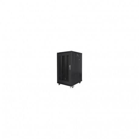 LANBERG põrandal seisev rack-kapp 19-tolline 22U 600x800 võrk must