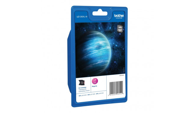 BROTHER LC1280XLM tindikassett magenta 1200 lehte MFCJ6510DW MFCJ6710DW MFCJ6910DW MFC5910DW jaoks