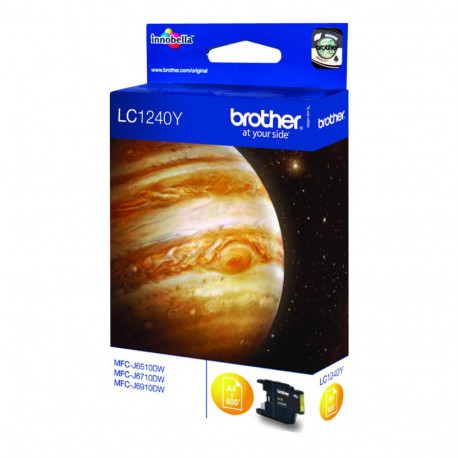 BROTHER LC1240Y Ink yellow 600pages for MFC-J6510DW J6710DW J6910DW J430W J625DW J825DW DCP-J525W J7