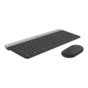 LOGITECH Slim Juhtmevaba Klaviatuuri ja Hiire Komplekt MK470 - GRAFIIT - US INTNL - INTNL