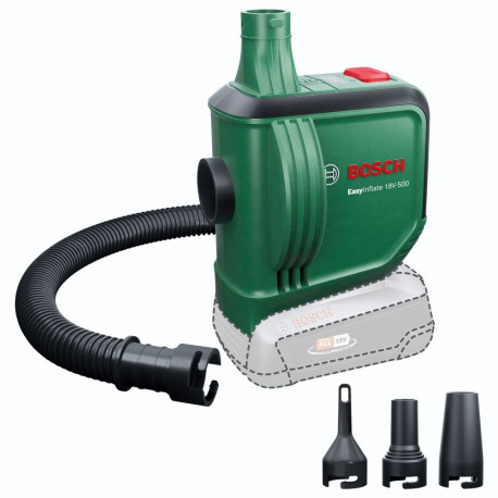 Bosch cordless air pump EasyInflate 18V-500 solo, 18V (green/black, without battery and charger, POW