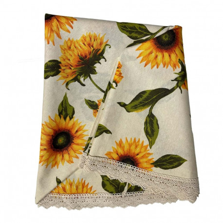 Table mat LONETA NEW D170cm, sunflowers