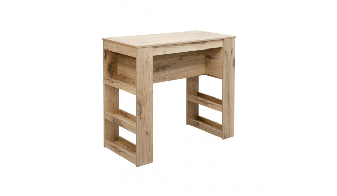 Bar table HANNES 110x50xH100cm, rustic melamine